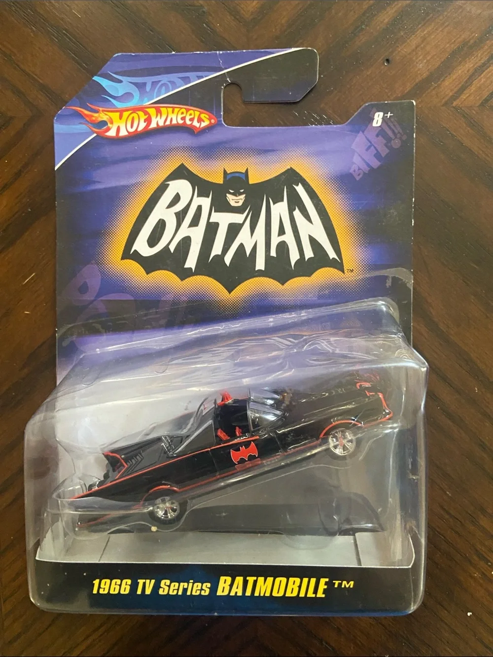 Hot Wheels 1966 TV Series Batmobile - Black with Red Accents